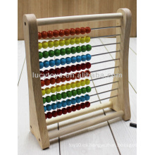 Wooden abacus rack educativo de juguete de madera